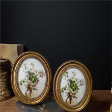 Cadre Photo Rétro Ovale pour Décoration de Table, Salon, Canapé, Chambre, Cadre Photo, Décoration Murale, Ornement L