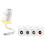 USB Touch Star Projector Night Light USB Starrys Projector Night Light Adjustable Starrys Skys Decor Light 4 Slides 1