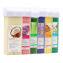 Painless Roll- Wax Cartridge, Honey & Aloe Depilatory for Bikini & Body Hair Removal, Compatible with Wax Warmers
