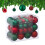 Christmas Tree Baubles Set, Red & Green, Various Finishes 2