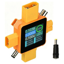 4.5-80V 30A 4000W Digitale Voltmeter Amperemeter Vermogenmeter XT60/XT30/XT90 Plug-in Spanning Tester Oplaadcapaciteit Monitor