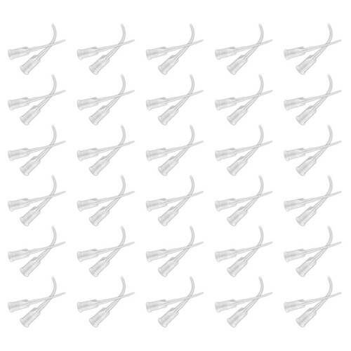 2UUL CS10 50PCS/Pack MicroFlex Tip for Mobile Phone Maintenance Corrosion-Resistant Soft Flexible Dispensing Tips