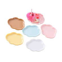 Dollhouse Miniature Dish Tray Model Photoprops Scenery Supplies Plate Dishes Dessert Dish Food Plates Mix