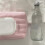 Capas de Lenços Umedecidos de Tecido Listrado Reutilizáveis para Casa e Viagem Rosa 6
