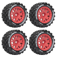 Mx1.85 Inch Wide 77mx39mm Wheel Tires for Arrma 1/18TYPHON GROM GRANITE Redcat Losi Team Hps Hpi Mjx Red