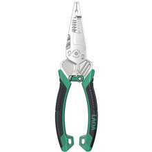 LAOA Pince à Dénuder Multifonctionnelle, Dénudage de 1,0 à 4,0 mm², Coupe de Vis M3 M4, Sertissage de Bornes, Coupe de 6 mm²