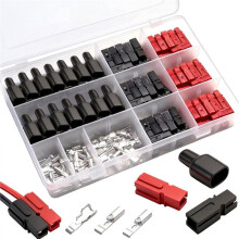 70Stuks 15/30/45 Ampere Voedingsconnectoren met PVC Deksel 1.5-6mm² (20-10AWG) Snelle Ontkoppelbare Voedingsconnectoren
