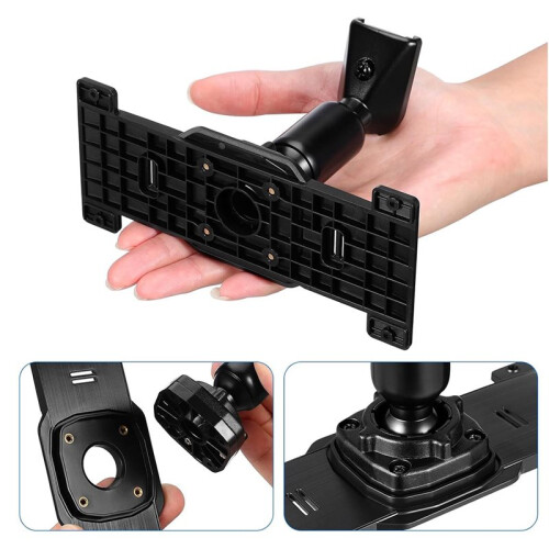 Rear View Mirror Back Plate Panel Dash Cam Mounting Bracket for 5.5" - 12" Cars 1