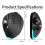 Wireless Trackball Mouse Tri-Mode 8 Programmable Buttons Multifunctional RGB Ergonomic Mice with Display Screen 7