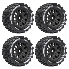 Mx1.85 Inch Wide 77mx39mm Wheel Tires for Arrma 1/18TYPHON GROM GRANITE Redcat Losi Team Hps Hpi Mjx Black