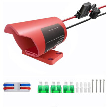 Batterij Adapter Kit voor M12 12V Power Wheels Adapter met Zekering en Schakelaar, 14 AWG Draad Power Converter