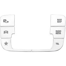 Per - EQB EQA GLB220 GLA200 GLE350 Adesivi Decorativi per il Pulsante del Mouse del Centro Console 'Auto