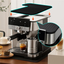 Tapis Glissant et Ensemble de Tapis Supérieur pour Machine à Espresso ES601 - Housse en Silicone Antidérapante