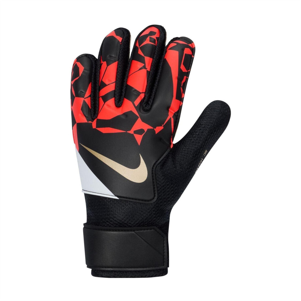Photos - Goalkeeper Gloves Nike   Childrens/Kids Match Goalkeeping  (3, Black/Red)