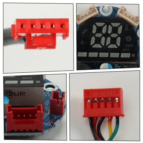 48V LED Display Dashboard for X8 E-Scooter - Speed & Battery Gauge Replacement PCB Board for Electric Scooter Models,1PC 1
