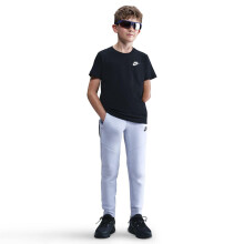 (9-10 Years, Ghost/Black) Nike Childrens/Kids Tech Fleece Joggers