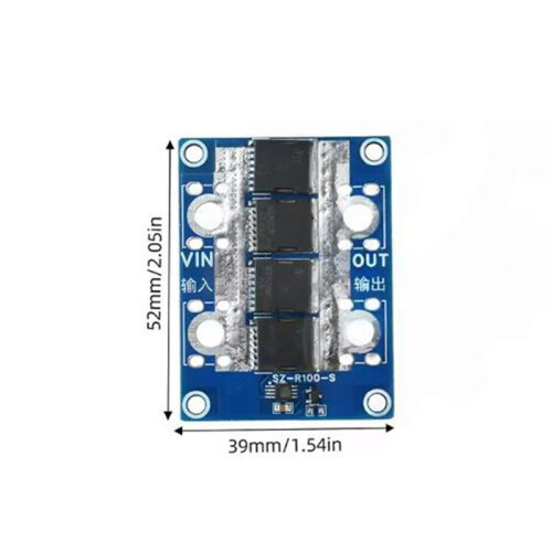 1PCS High Current Ideal Diode Module 100A No Grounding Required Reverse Polarity Protection for Solar Battery System 2