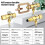 Oxygen Meter Pressure Reducer Brass Pressure Reducing Valve Propane Acetylene Meter -Saving Meter Propane 2