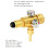 Oxygen Meter Pressure Reducer Brass Pressure Reducing Valve Propane Acetylene Meter -Saving Meter Propane 7