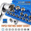 1/2 Inch Drive Multi-Tooth Torx Socket Set 19Pcs with Sizes 8-32 mm, Includes E10-E40 for Versatile Use 4