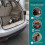 Elastic Double-Layer Car Trunk Storage Net Storage Net High-Elasticity Cargo Organizer Net Car Accessories 3