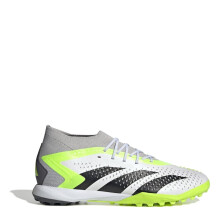 (10 UK, White/Black/Green) Adidas Mens F50 League 3 Stripes Football Boots