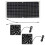 16W Solpanel Ventilationsfläkt Kit Monokristallint Kisel för Hönshus och Växthus Kylning 1