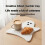 Halloween  Marble Coasters for Drinks, Perfect for Party Decor White 3