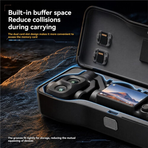 Full Wrap Gimbal Protective Case, Compatible for  Pocket 4 Pro Handheld Camera, Shockproof Storage Box 2