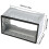 Universal Double DIN Car Stereo Cage with Frame for DVD Players and GPS Navigation 7