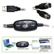 USB to MIDI Electronic Keyboard Cable Conversion Cable MIDI Conversion Cable MIDI to USB Cable
