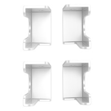 Power Strip Holder Wall Mount, Punch-Free Socket Holder for Under Desk, TV Cabinet, Adhesive or Screws Fixed