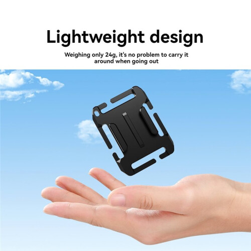 Quick Release Base 1/4 Screw Mount Action Camera Aluminum Adapter for Vest Backpack Strap Belt 1