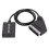 Conversor  para SCART com Cabo de Carregamento USB Conecte e Use Adaptador de Vídeo e Áudio  para SCART 5