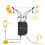 COMICA LINKFLEX AD3 Microphone Audio Mixer Preamp with Phantom Power, Guitar Audio Interface Microphone for Camera 7