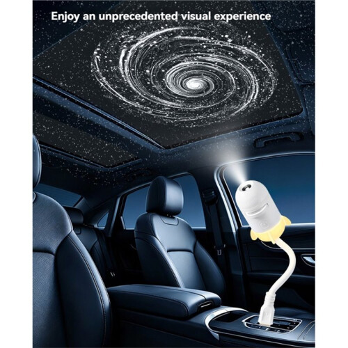 USB Touch Star Projector Night Light USB Starrys Projector Night Light Adjustable Starrys Skys Decor Light 12 Slides 2