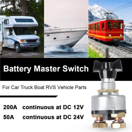 12-24V Master Battery Disconnect  Disconnect Function Rotary Type Battery Isolator  Kills Function 1