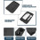 Center Console Cup Holder Inserts Privacy Mat Set for  4Runner 2025 2026 Hidden Storage Organizer Accessories 1