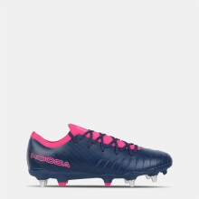 (12 UK, Navy/Pink) KooGa Mens Rapid Soft Ground Rugby Boots