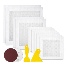 Gipsplaatreparatieset, 16 Stuks, Aluminium Wandreparatiepatchset voor Wandgatreparatie