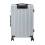Linea Ribbed Metal Travel Suitcase 2