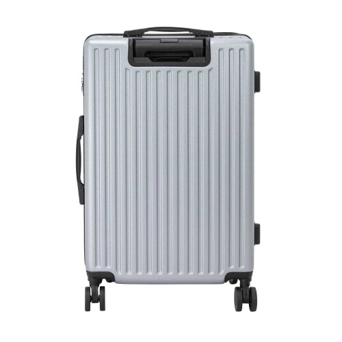 Linea Ribbed Metal Travel Suitcase 1