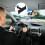 Rear View Mirror Back Plate Panel Dash Cam Mounting Bracket for 5.5" - 12" Cars 7