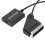 Conversor  para SCART com Cabo de Carregamento USB Conecte e Use Adaptador de Vídeo e Áudio  para SCART 2