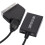 Conversor  para SCART com Cabo de Carregamento USB Conecte e Use Adaptador de Vídeo e Áudio  para SCART 3