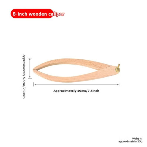 3pcs Wooden Calipers for Pottery Measuring Adjustable Clay and Ceramic Tools Clay Sculpting Tools for Roughing Out Forms 2