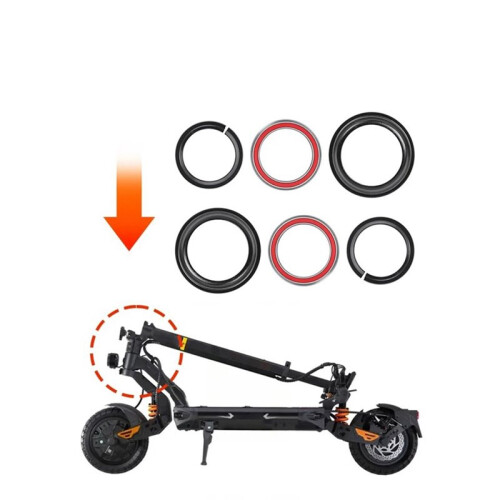 Headset Bearing 6 Pcs Set for  G2 Master Bowl Set Six Piece Steering Column Support Pressure Thrust Bearing 1