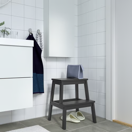 IKEA BEKVÄM Wooden Step Stool 50 cm 2