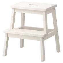 IKEA BEKVÄM Wooden Step Stool 50 cm