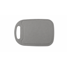 Q-Sharp Grey mini Plastic Chopping Board with Handle 33cm x 22cm x 0.3